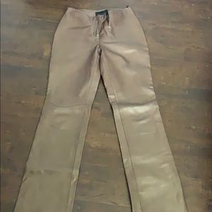 Leather pants size 3/4